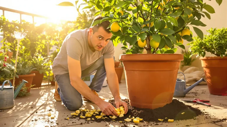 Citronnier qui ne donne rien : enterrez ce déchet de cuisine au pied, il le couvre de fruits Citronnier qui ne donne rien : enterrez ce déchet de cuisine au pied, il le couvre de fruits