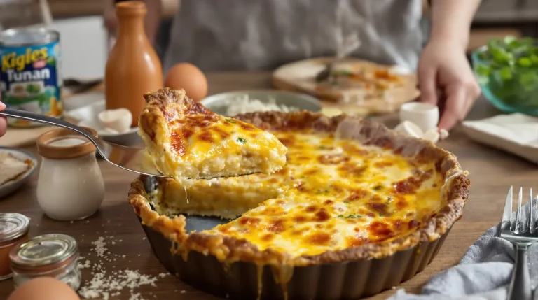 « Le frigo était vide, j’ai sorti une boîte de thon » : ma quiche de 5 ingrédients a bluffé toute la table « Le frigo était vide, j’ai sorti une boîte de thon » : ma quiche de 5 ingrédients a bluffé toute la table