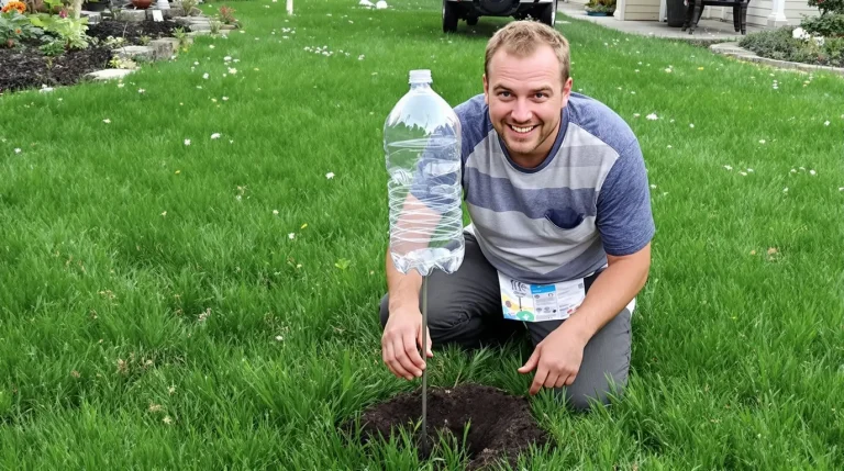 Pourquoi de plus en plus de jardiniers plantent cet objet récupéré dans la poubelle sur leur pelouse Pourquoi de plus en plus de jardiniers plantent cet objet récupéré dans la poubelle sur leur pelouse