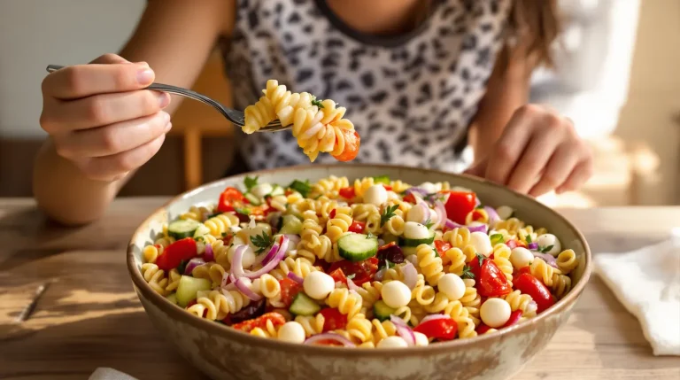 Cette salade de pâtes au za’atar est le repas végétarien ultra-protéiné qui cale des heures