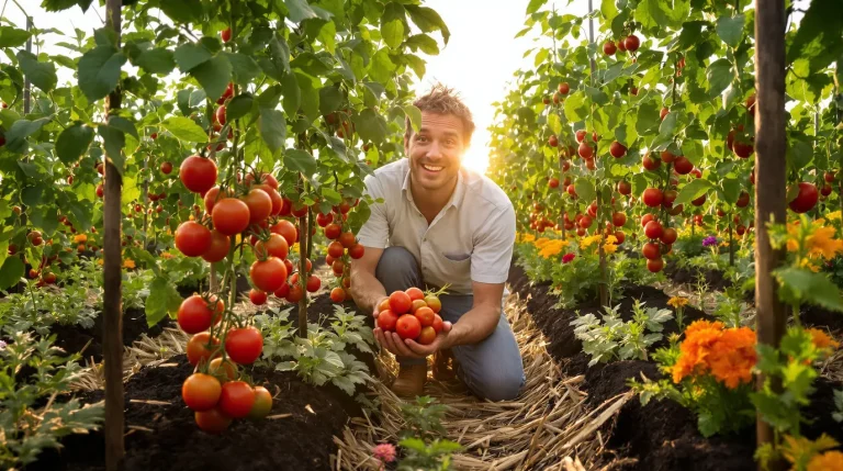 Cultiver des tomates sans produits chimiques : les meilleures plantes compagnes pour un potager équilibré Cultiver des tomates sans produits chimiques : les meilleures plantes compagnes pour un potager équilibré