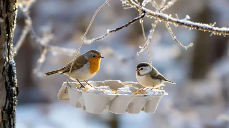 Ne jetez plus vos vieilles boîtes d’œufs : elles attirent les oiseaux au jardin tout l’hiver Ne jetez plus vos vieilles boîtes d’œufs : elles attirent les oiseaux au jardin tout l’hiver