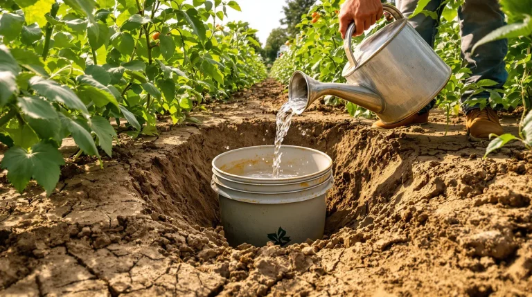 Sécheresse au potager : pourquoi des jardiniers du Nord-Pas-de-Calais enterrent un vieux seau Sécheresse au potager : pourquoi des jardiniers du Nord-Pas-de-Calais enterrent un vieux seau
