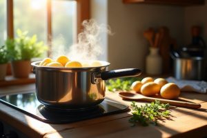 Temps de cuisson de la pomme de terre en cocotte minute : guide et astuces