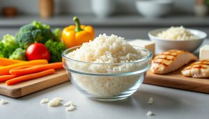 Quelle quantité de riz sec prévoir par personne pour un repas équilibré
