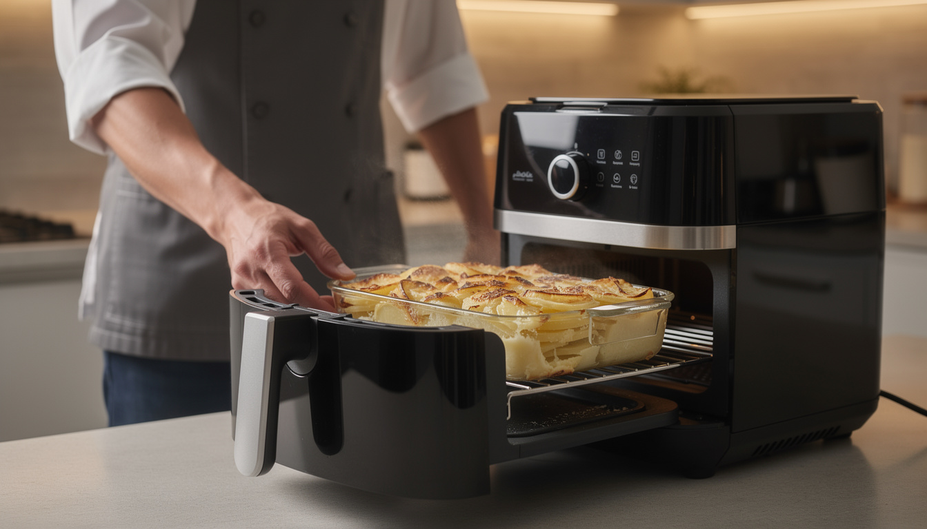 Comment réchauffer un gratin dauphinois dans une air fryer sans le dessécher découvrez comment réchauffer un gratin dauphinois dans une air fryer sans qu'il ne dessèche, pour retrouver toute sa texture et sa saveur en quelques minutes.