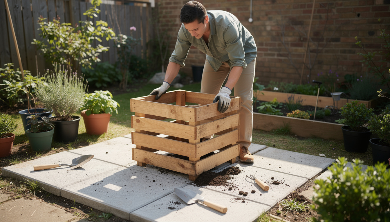 Peut-on poser un composteur sur une dalle de béton sans risque découvrez s'il est possible d'installer un composteur sur une dalle de béton sans risques, et quelles précautions prendre pour un compostage optimal en toute sécurité.