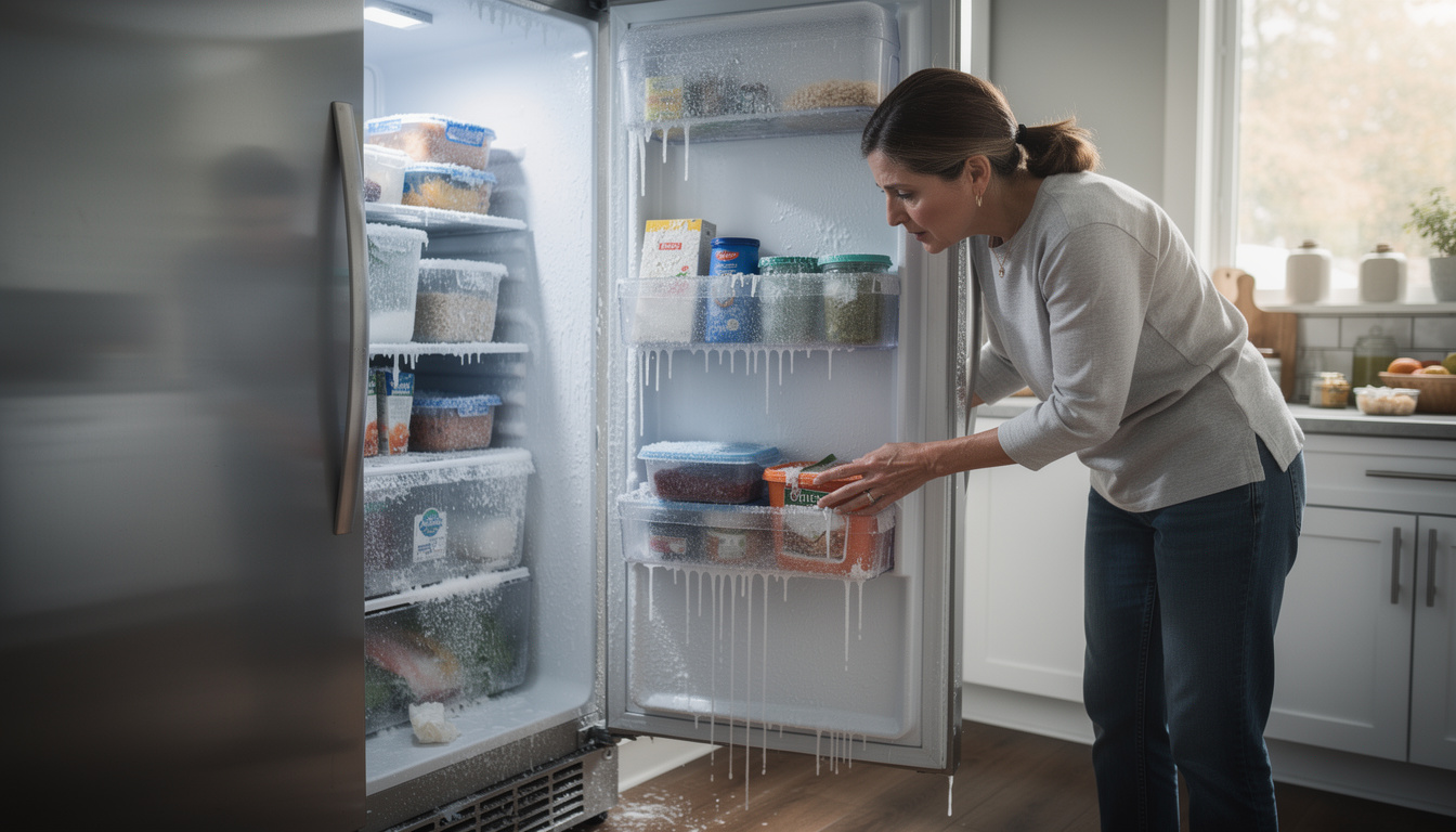 Que faire en cas de porte congélateur mal fermée pour éviter les pertes d'énergie découvrez les astuces pour bien fermer la porte de votre congélateur et éviter les pertes d'énergie, afin de préserver vos aliments et réduire votre facture d'électricité.