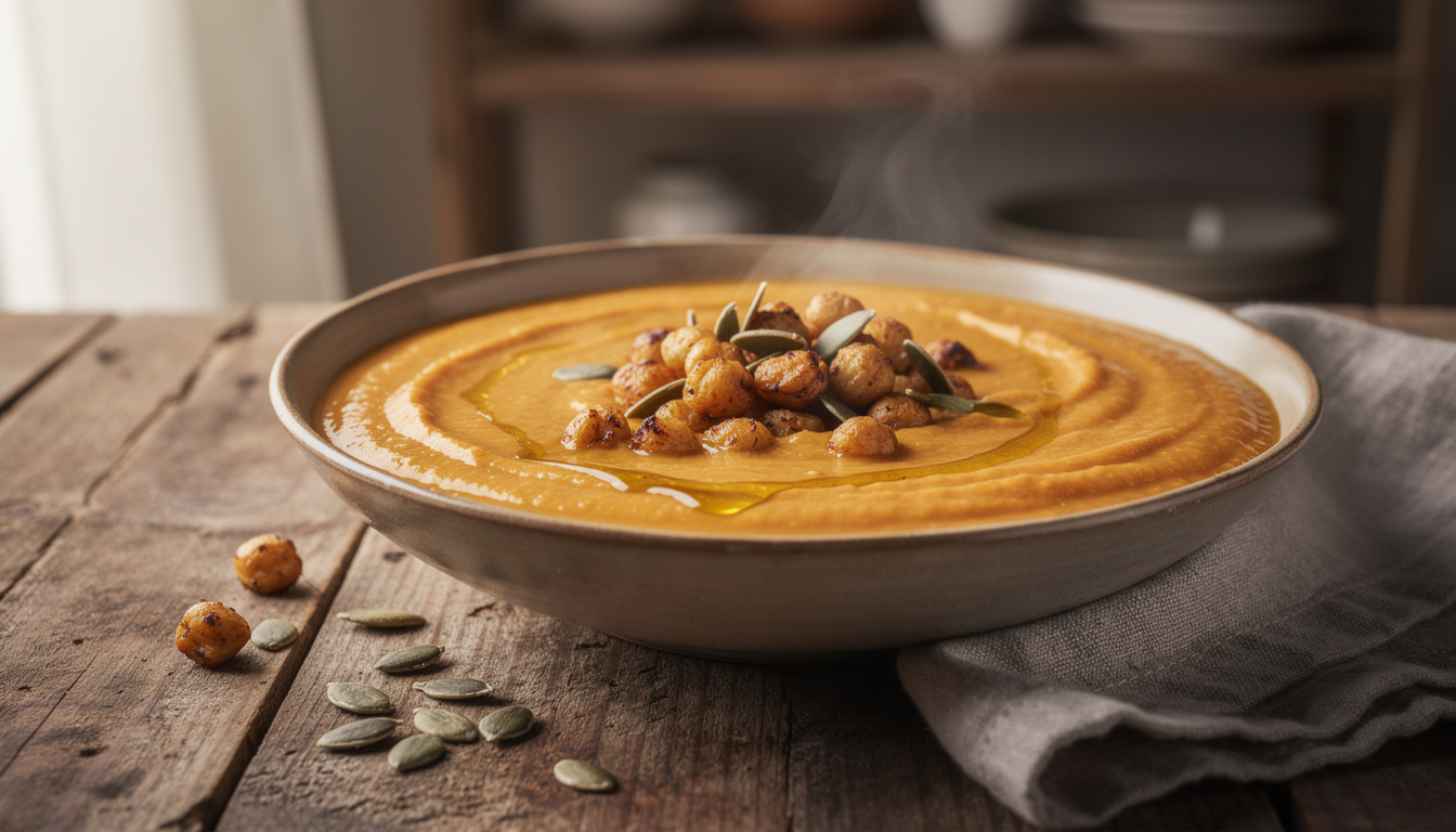 Soupe pois chiche carotte cumin : recette facile et savoureuse découvrez une recette facile et savoureuse de soupe pois chiche carotte cumin, idéale pour un repas réconfortant et plein de saveurs.
